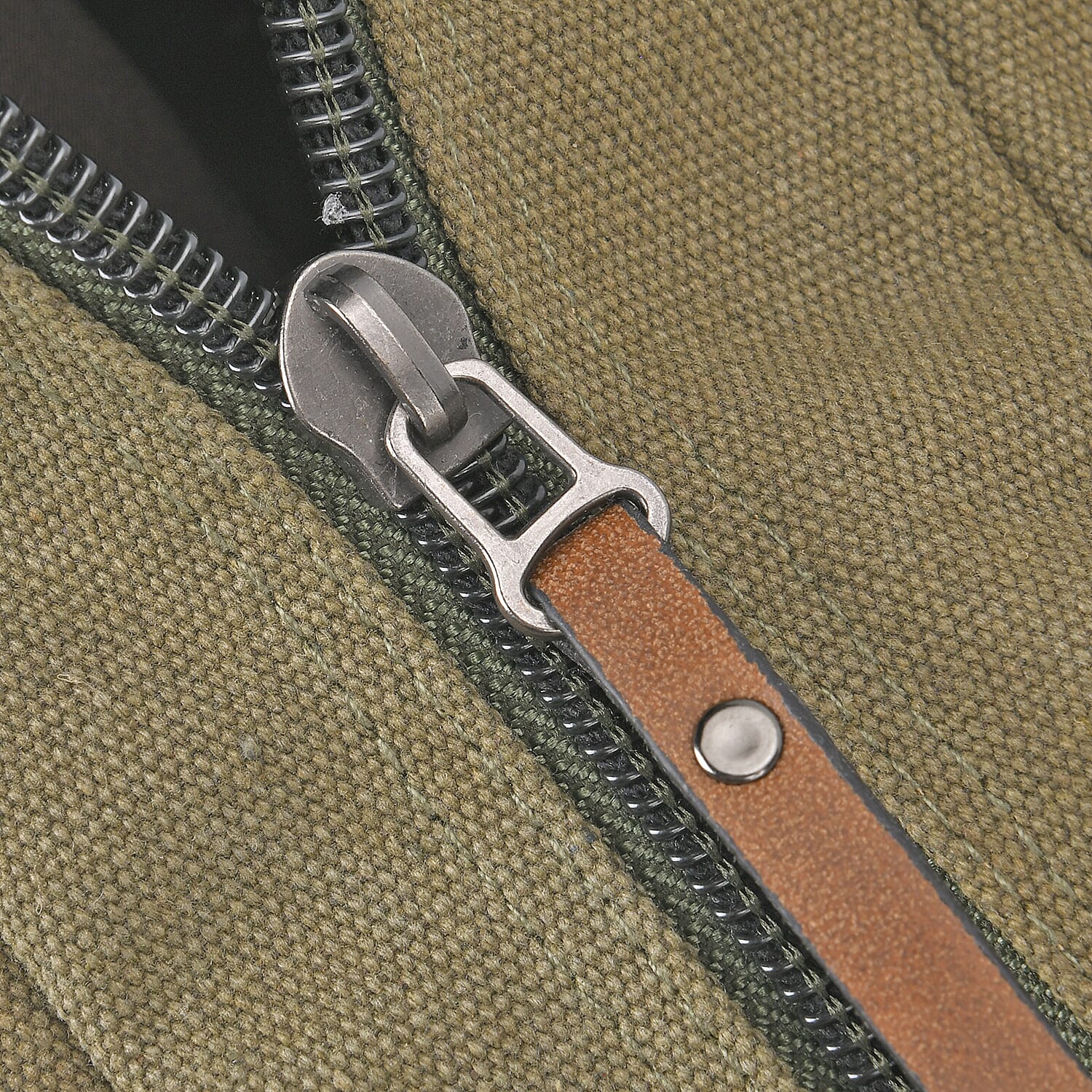 Navy Collection Army Green Color Multiple Pockets Tote Bag with Handle Drop and Detachable Shoulder Strap
