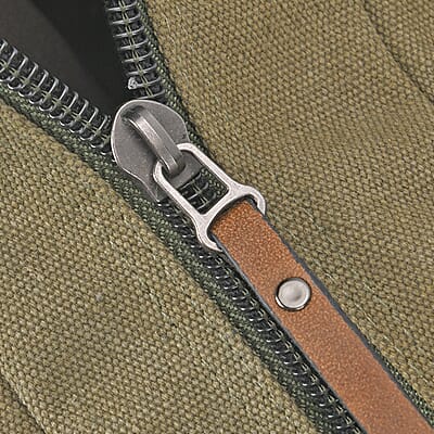 Navy Collection Army Green Color Multiple Pockets Tote Bag with Handle Drop and Detachable Shoulder Strap