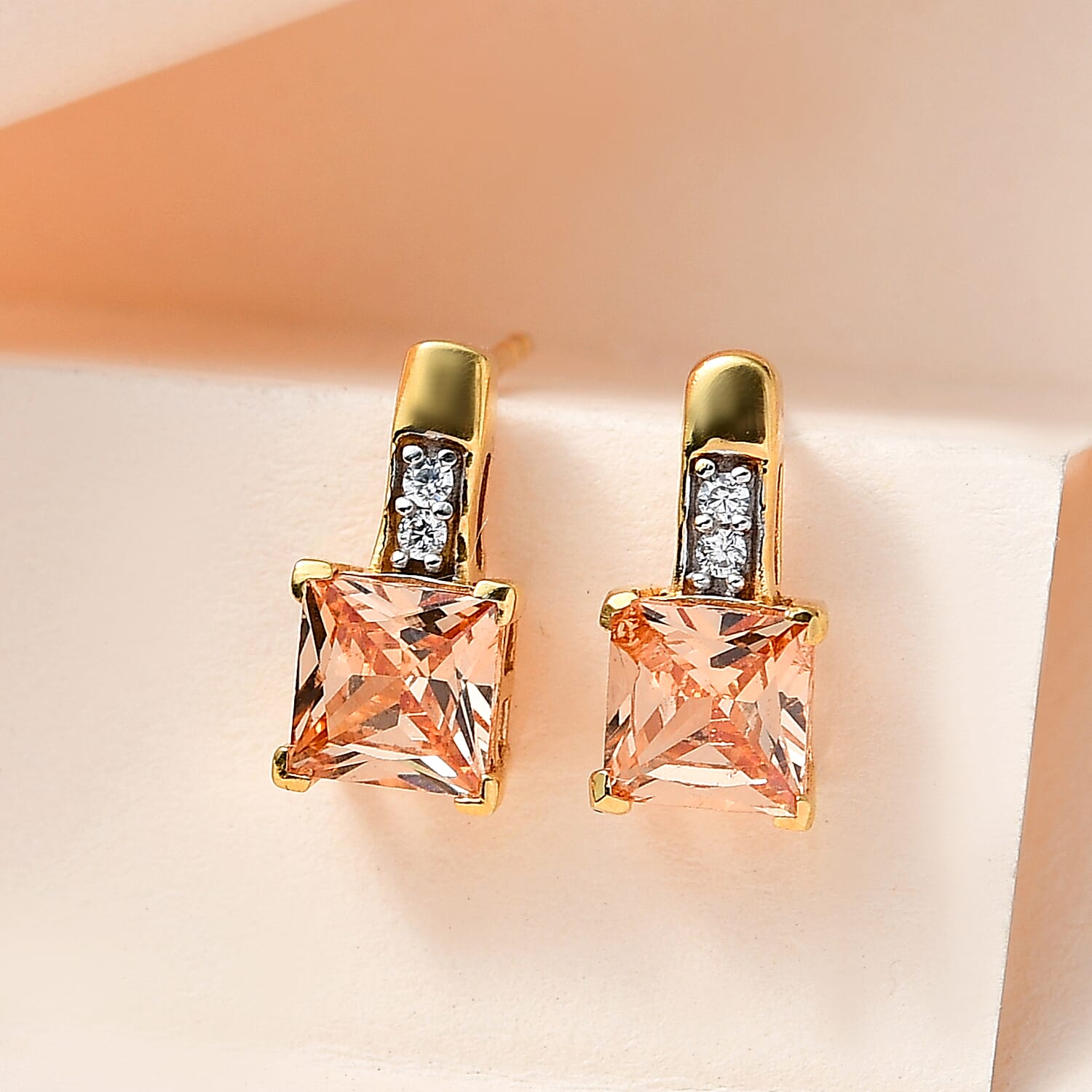 Simulated Champagne Diamond