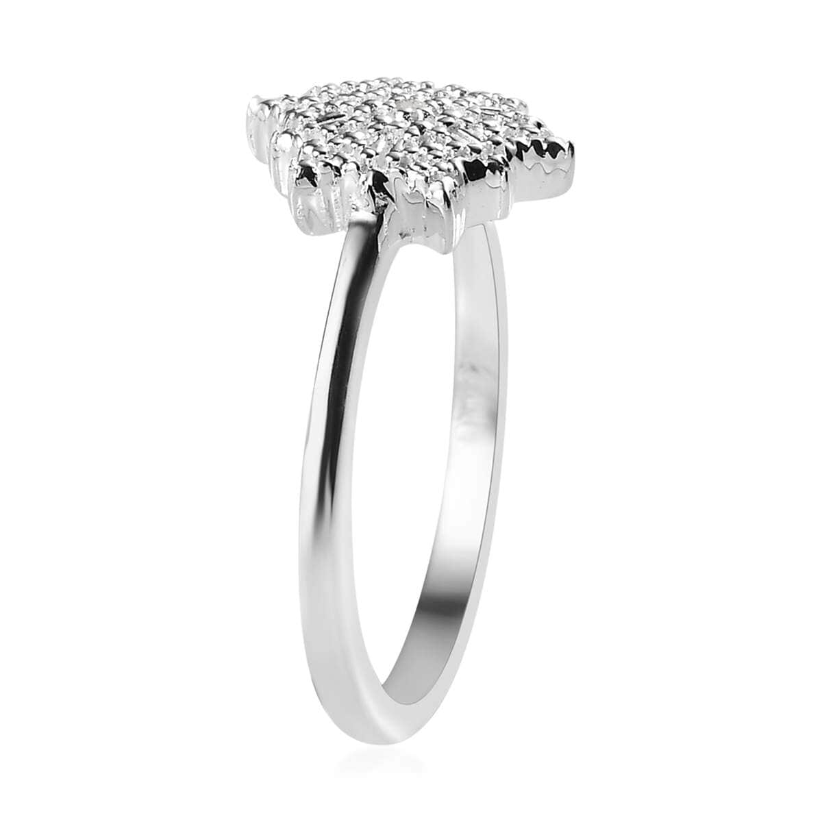 Diamond Accent Ring in Sterling Silver (Size 10.0) image number 3