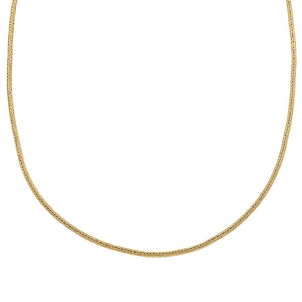 18K Yellow Gold Tulang Naga Necklace 18 Inches 15.85 Grams