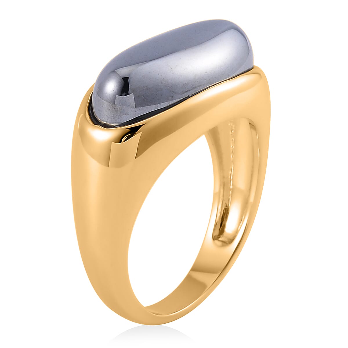 Terahertz Men's Ring in Goldtone (Size 10.0) 10.35 ctw image number 3