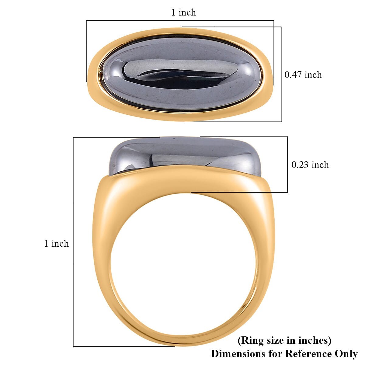 Terahertz Men's Ring in Goldtone (Size 10.0) 10.35 ctw image number 5