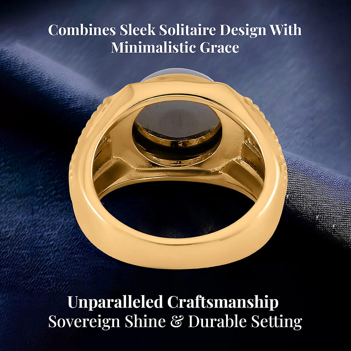 Terahertz Men's Ring in Goldtone (Size 10.0) 10.35 ctw image number 3