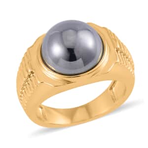 Terahertz Men's Ring in Goldtone (Size 12.0) 10.35 ctw
