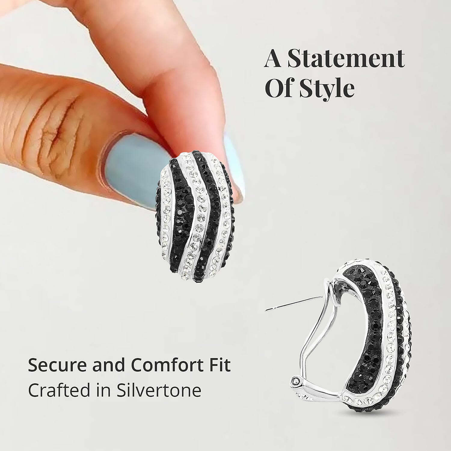 Black Austrian Crystal