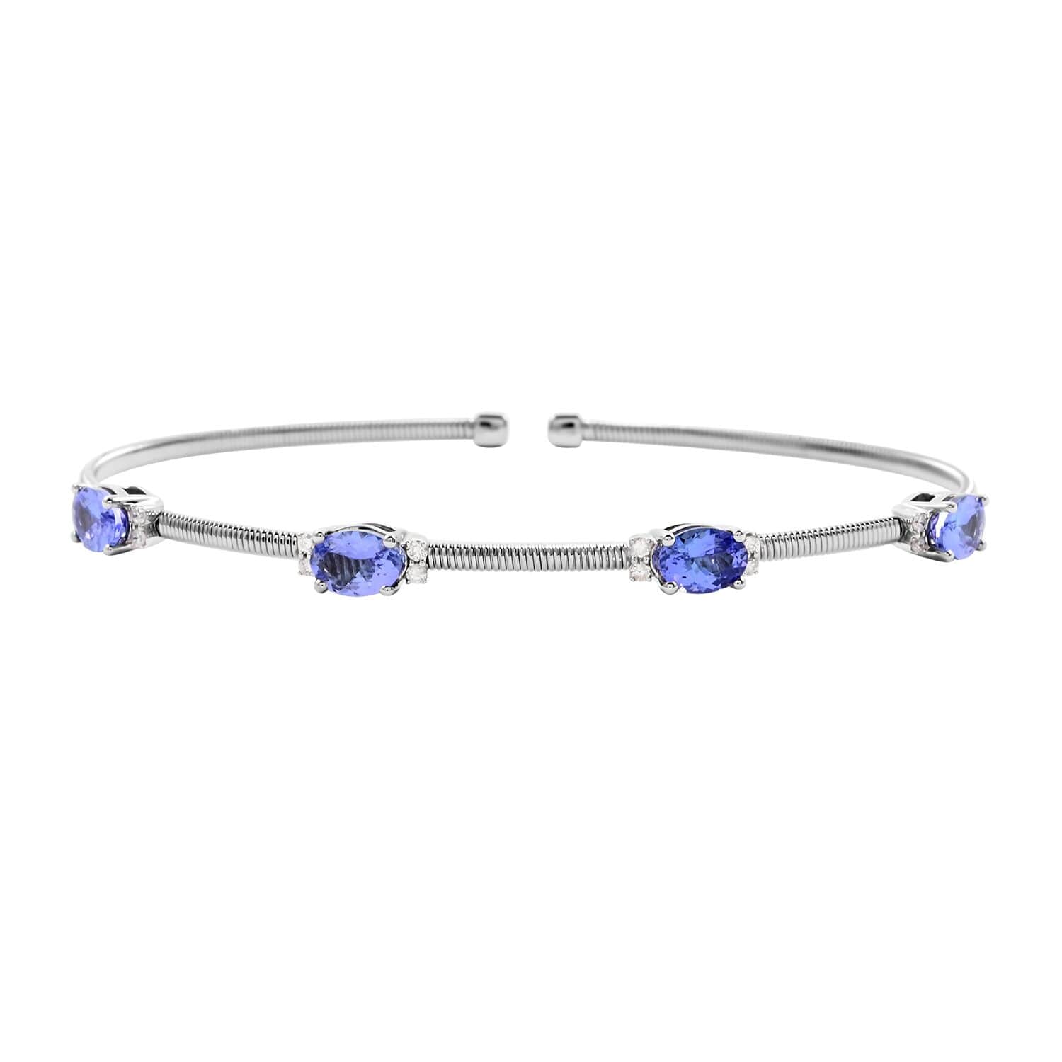 Tanzanite store bangle bracelet