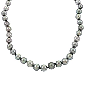Rhapsody 950 Platinum Premium Tahitian Pearl Graduated 8-12mm Necklace 18-20 Inches