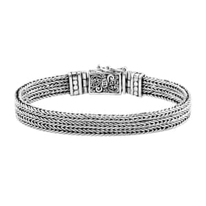 Bali Legacy Sterling Silver Tulang Naga Bracelet (6.50 In) 27 Grams