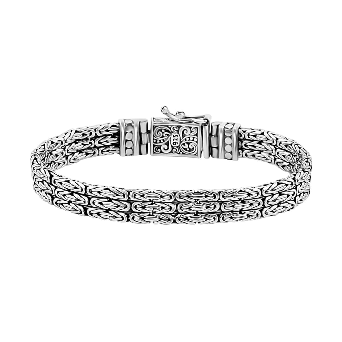 Bali Legacy Sterling Silver Borobudur Bracelet (6.50 In) 27 Grams image number 0