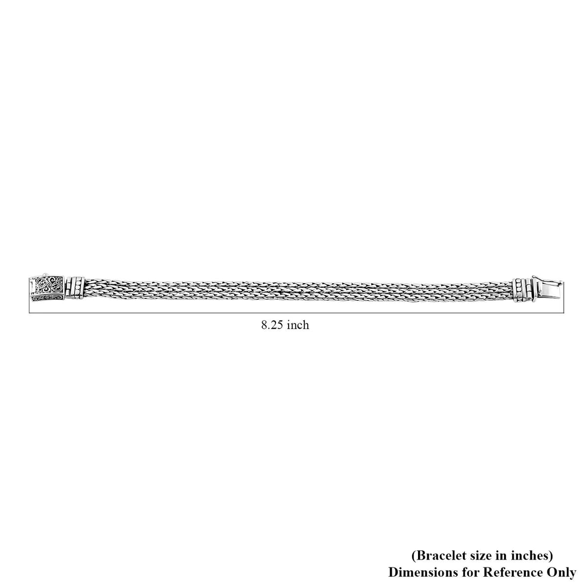 Bali Legacy Padian Bracelet in Sterling Silver 28.10 Grams (7.25 In) image number 4
