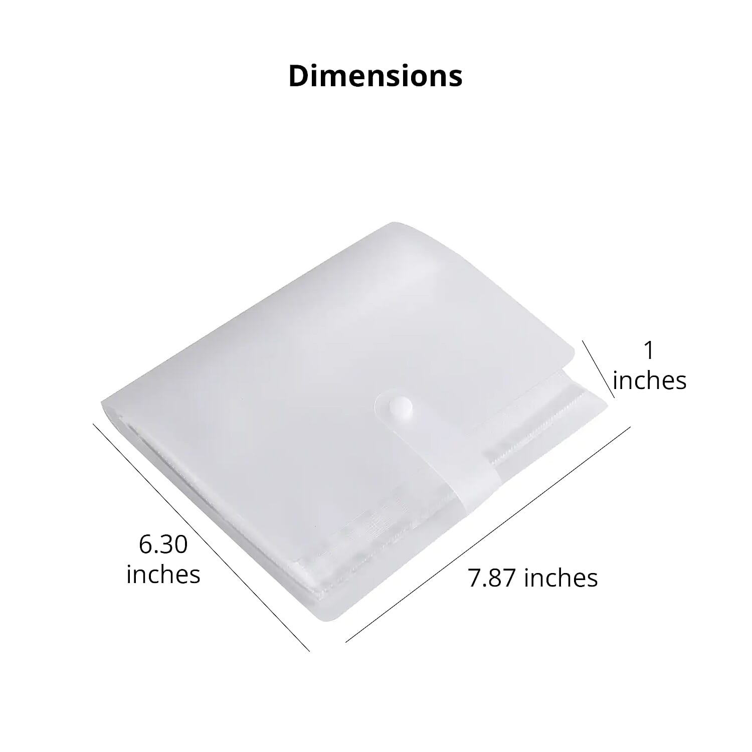 Transparent Jewelry Storage Book with 160 Slots