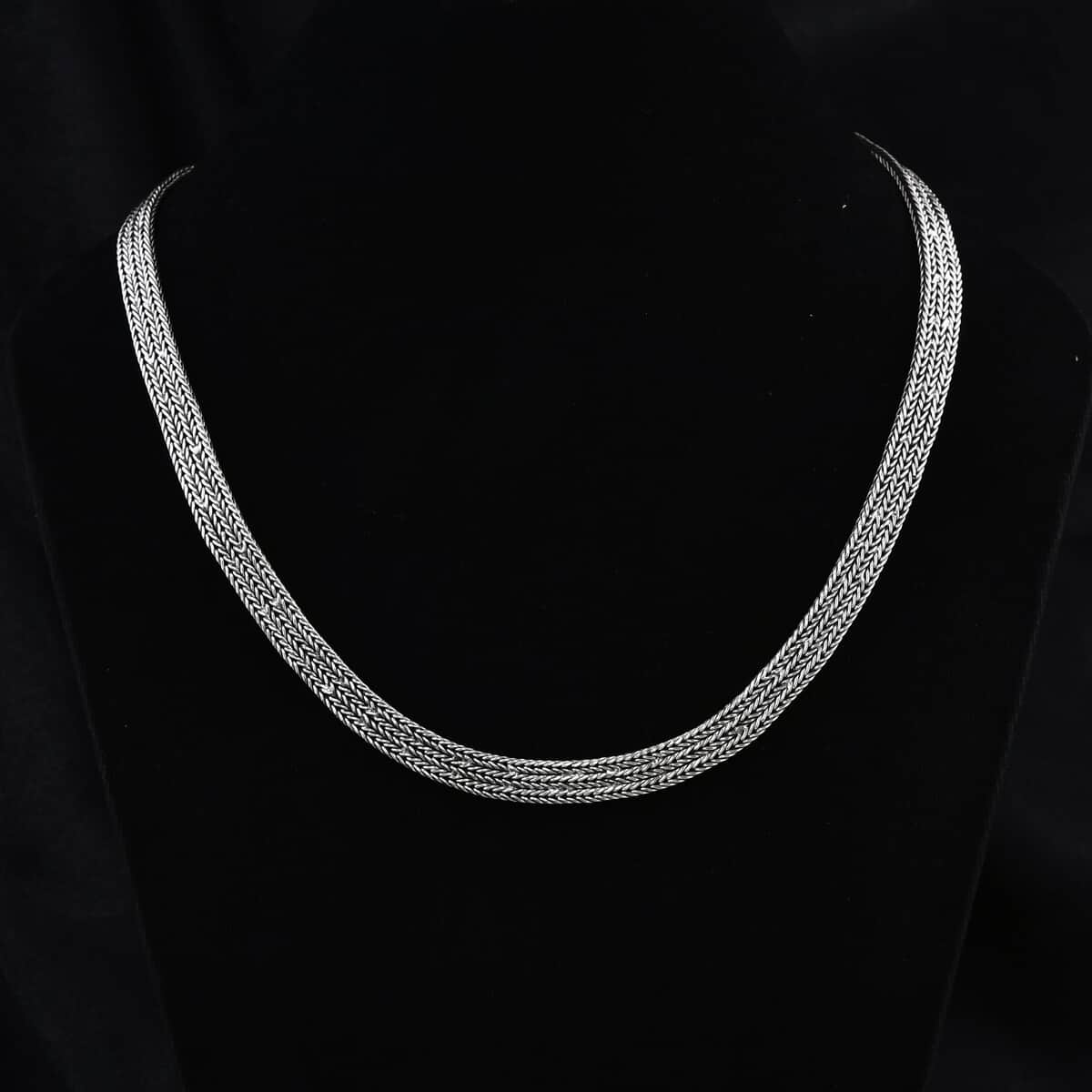 Bali Legacy Sterling Silver Tulang Naga Necklace (20 Inches) 68.75 Grams image number 1