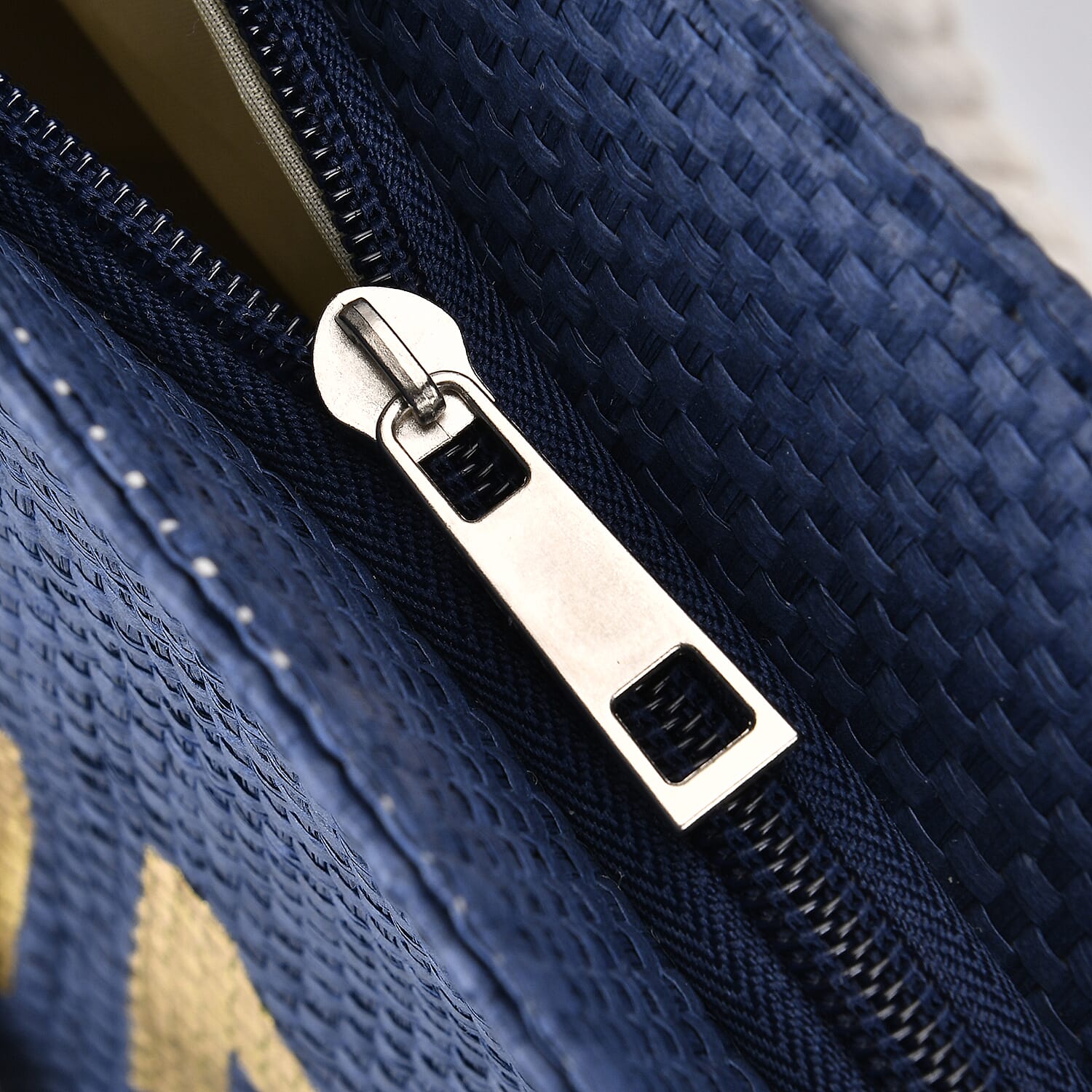 Paper Tote Bag with Printed SUMMER LOVE - Navy