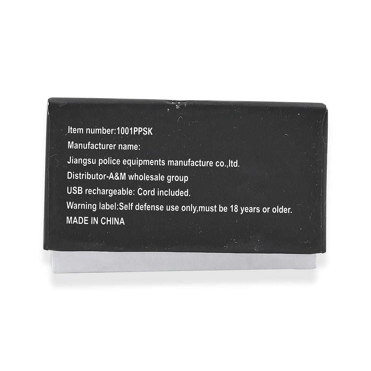 Closeout Personal Protection Purple Skull Pattern LED Flashlight with Stun Gun image number 7