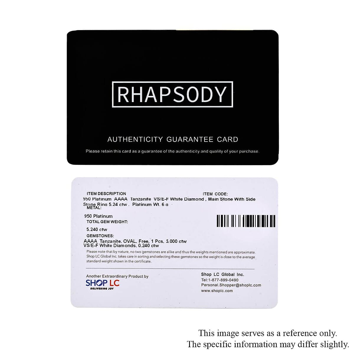 Rhapsody 950 Platinum AAAA Tanzanite and E-F VS2 Diamond Ring (Size 6.5) 7.65 Grams 5.20 ctw image number 7