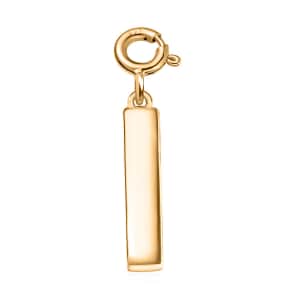Vermeil Yellow Gold Over Sterling Silver Charm 2.10 Grams