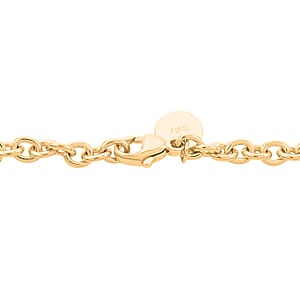 Heart Chain Necklace in Goldtone 18 Inches