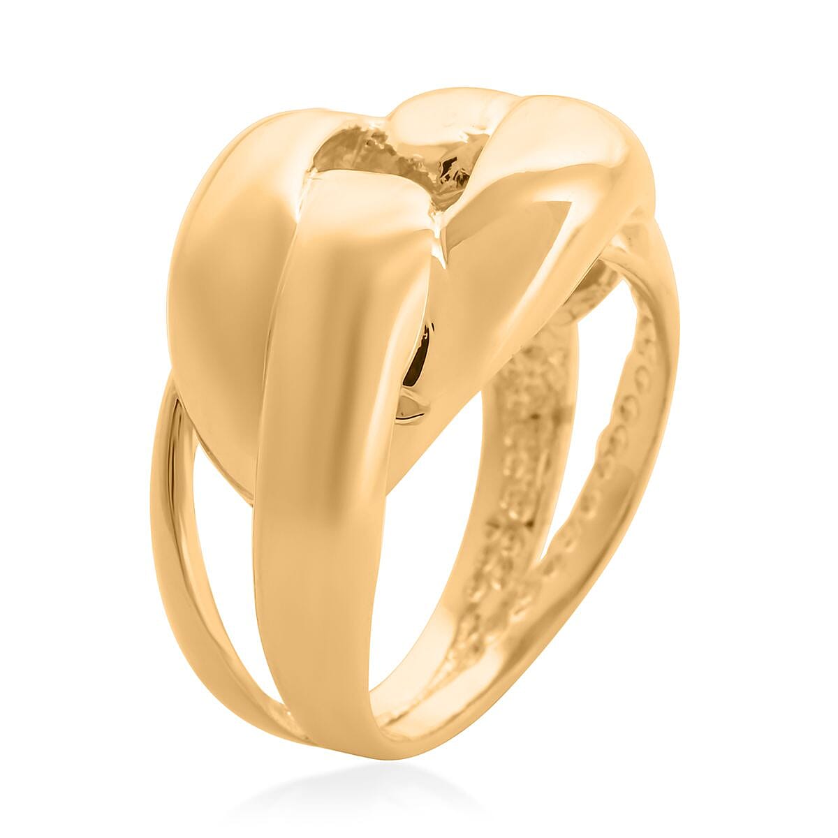 Chunky Ring in Goldtone (Size 8.0) image number 3