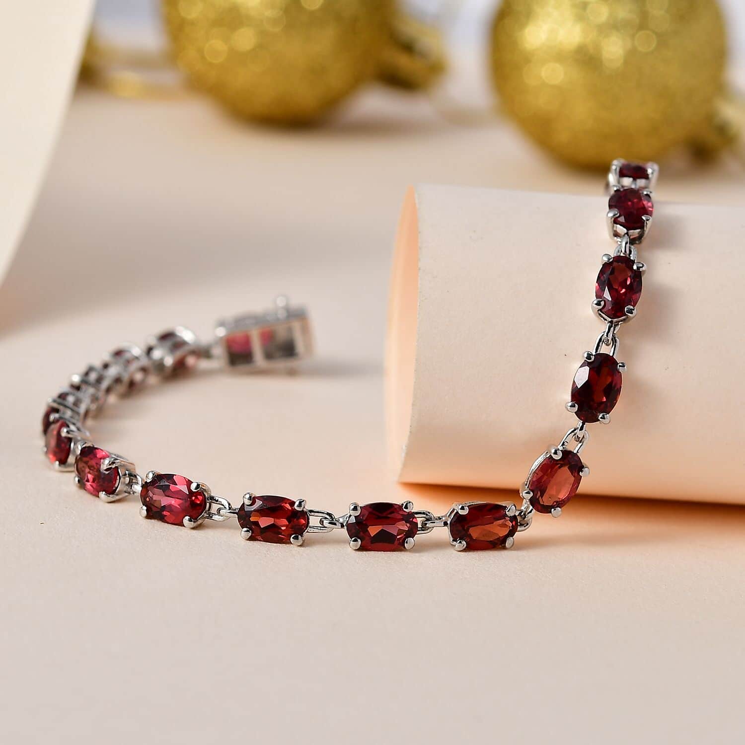 Garnet Bracelets -925 Sterling Silver- Jewelry bracelet with gemstone orders garnet faceted Gift for her