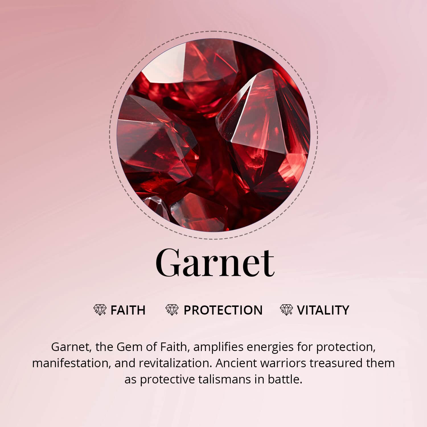 Rhodolite store garnet meaning