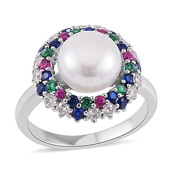 White Fresh Water Pearl / 10 - Product card gallery slide 1 (10177304330553)