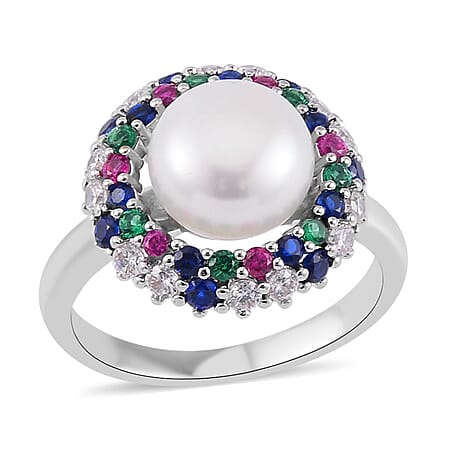 White Fresh Water Pearl / 10 - Product card gallery slide 1 (10177304330553)