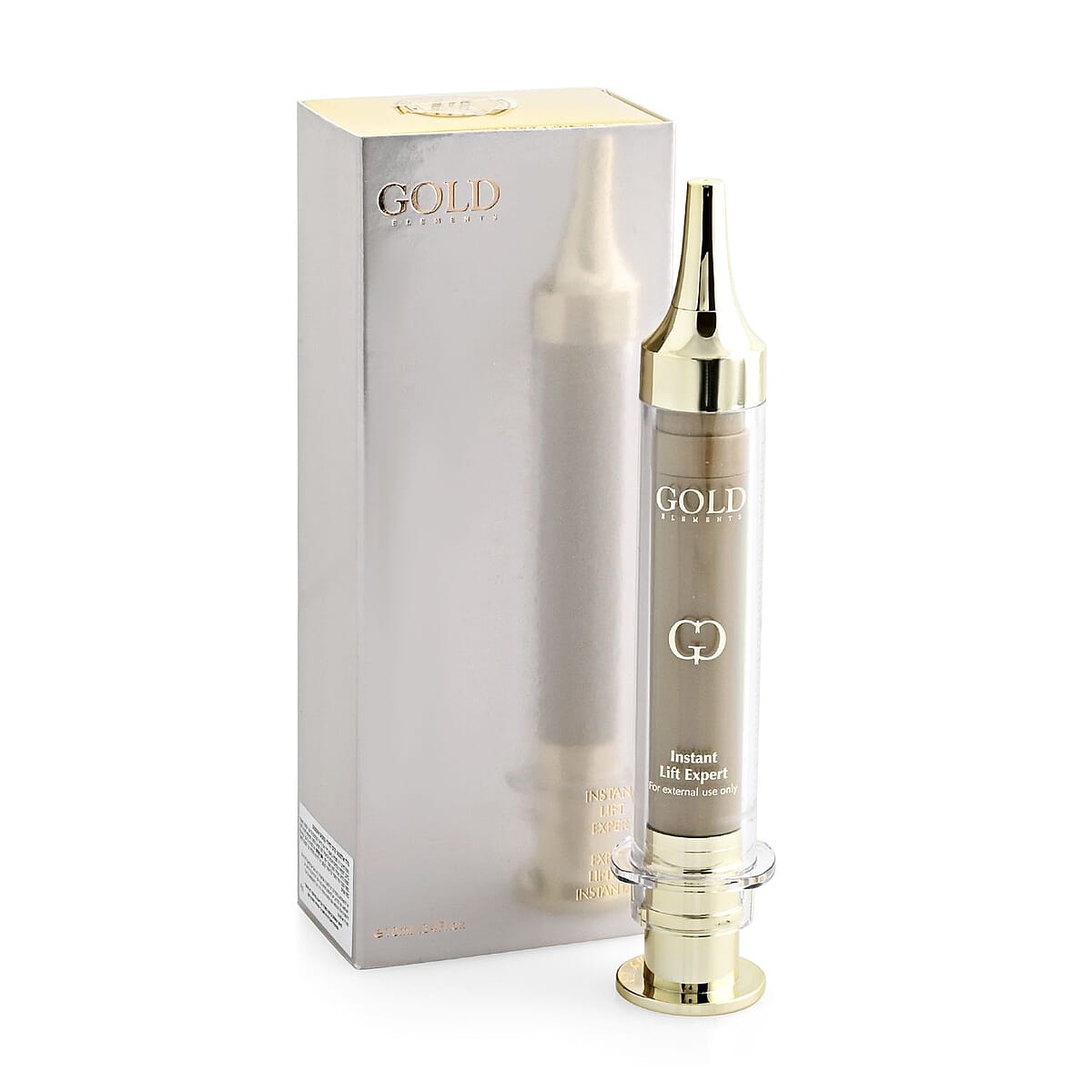 Gold Elements Instant lift Expert Syringe, Immediate Triple Action Face Lift Liquid Syringe For All Skin Types To Reduce Uneven Skin Tone Fine-Lines & Wrinkles image number 1