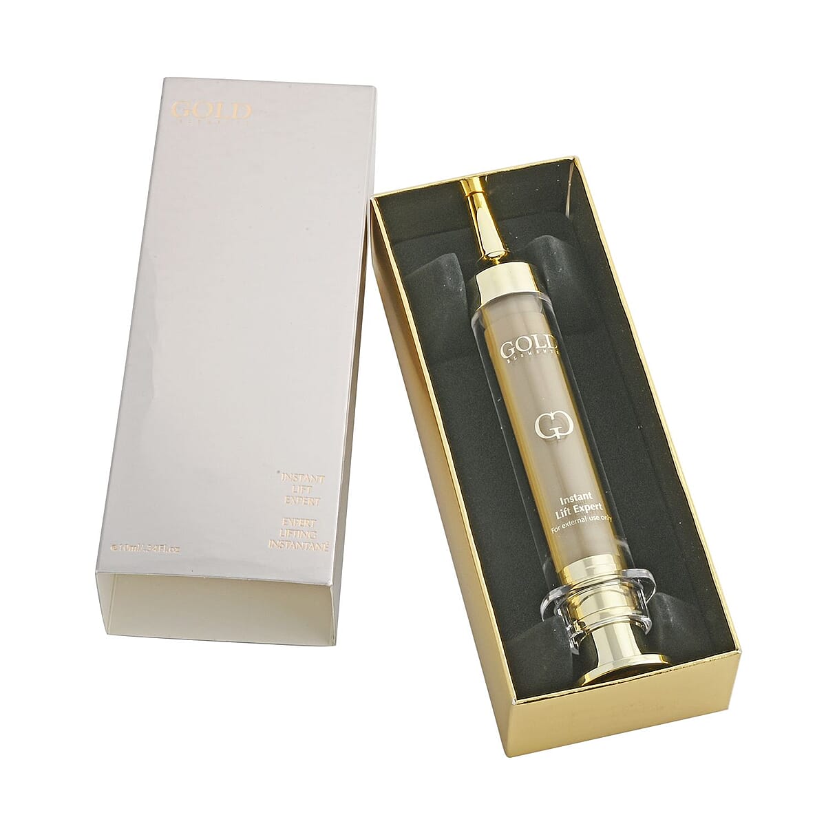 Gold Elements Instant lift Expert Syringe, Immediate Triple Action Face Lift Liquid Syringe For All Skin Types To Reduce Uneven Skin Tone Fine-Lines & Wrinkles image number 2