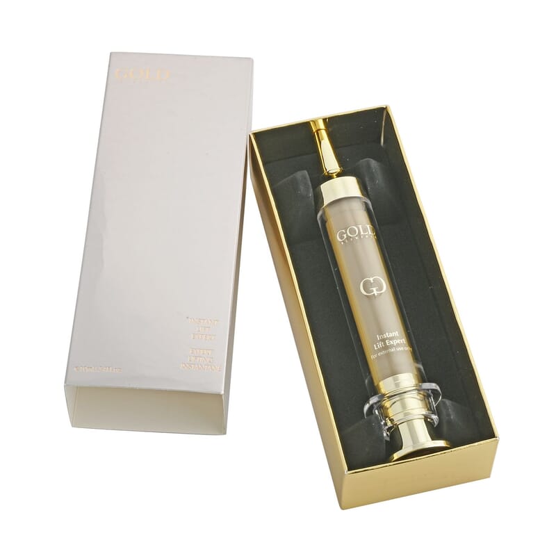 Gold Elements Instant lift Expert Syringe, Immediate Triple Action Face Lift Liquid Syringe For All Skin Types To Reduce Uneven Skin Tone Fine-Lines & Wrinkles