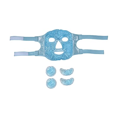 5-in-1 Cooling Face Mask Set Blue