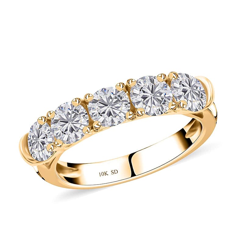 Modani 14K Yellow Gold G-H I2 Diamond Ring (Size 6.0) 4.80 Grams 2.60 ctw