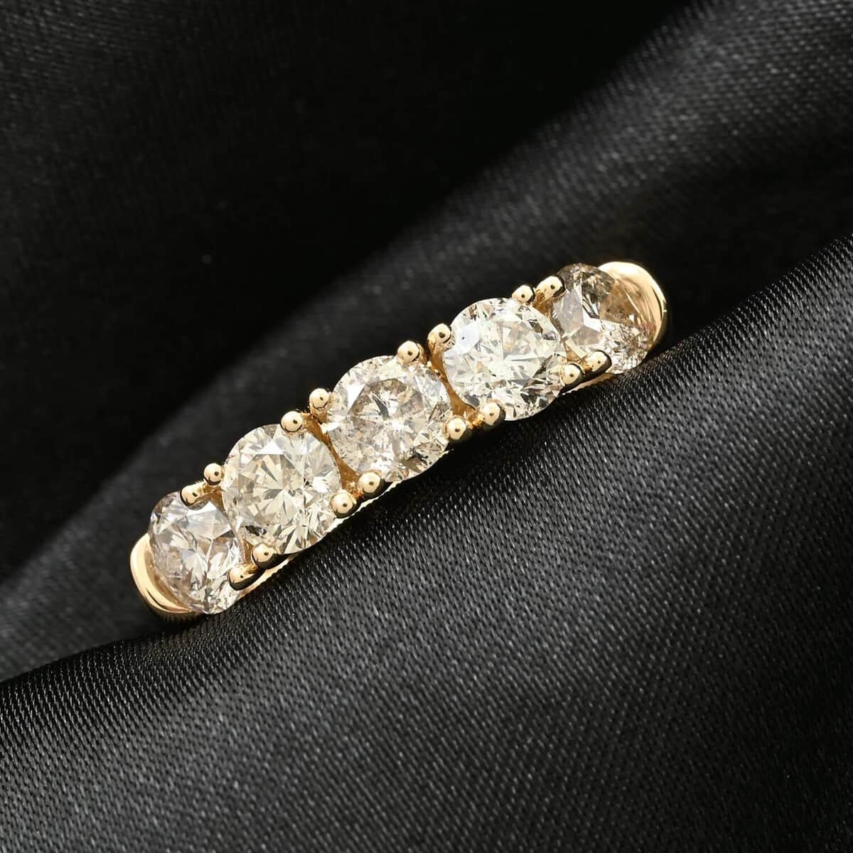 Modani 14K Yellow Gold Diamond Ring (Size 6.0) 4.80 Grams 2.60 ctw image number 1