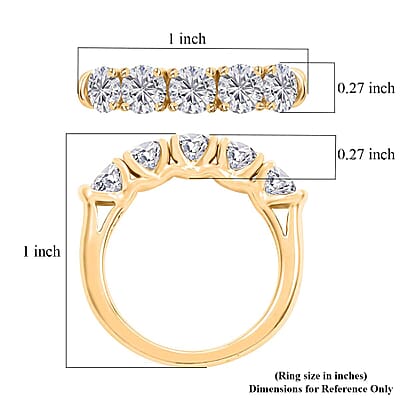 Modani 14K Yellow Gold G-H I2 Diamond Ring (Size 6.0) 4.80 Grams 2.60 ctw