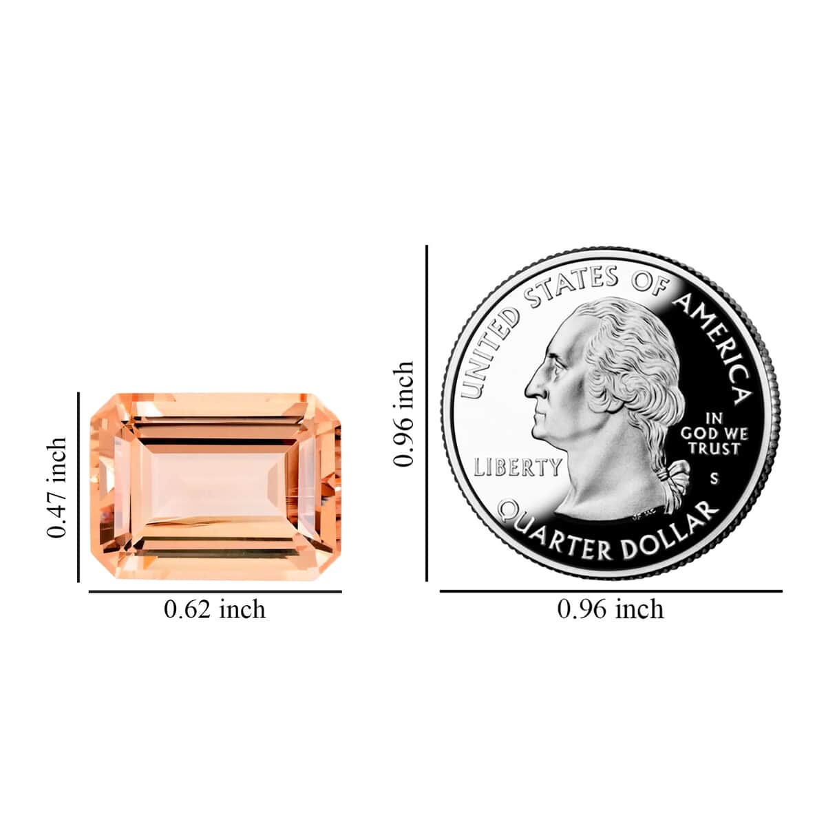 AAAA Marropino Morganite (Oct 16x12 mm) 10.00 ctw image number 4