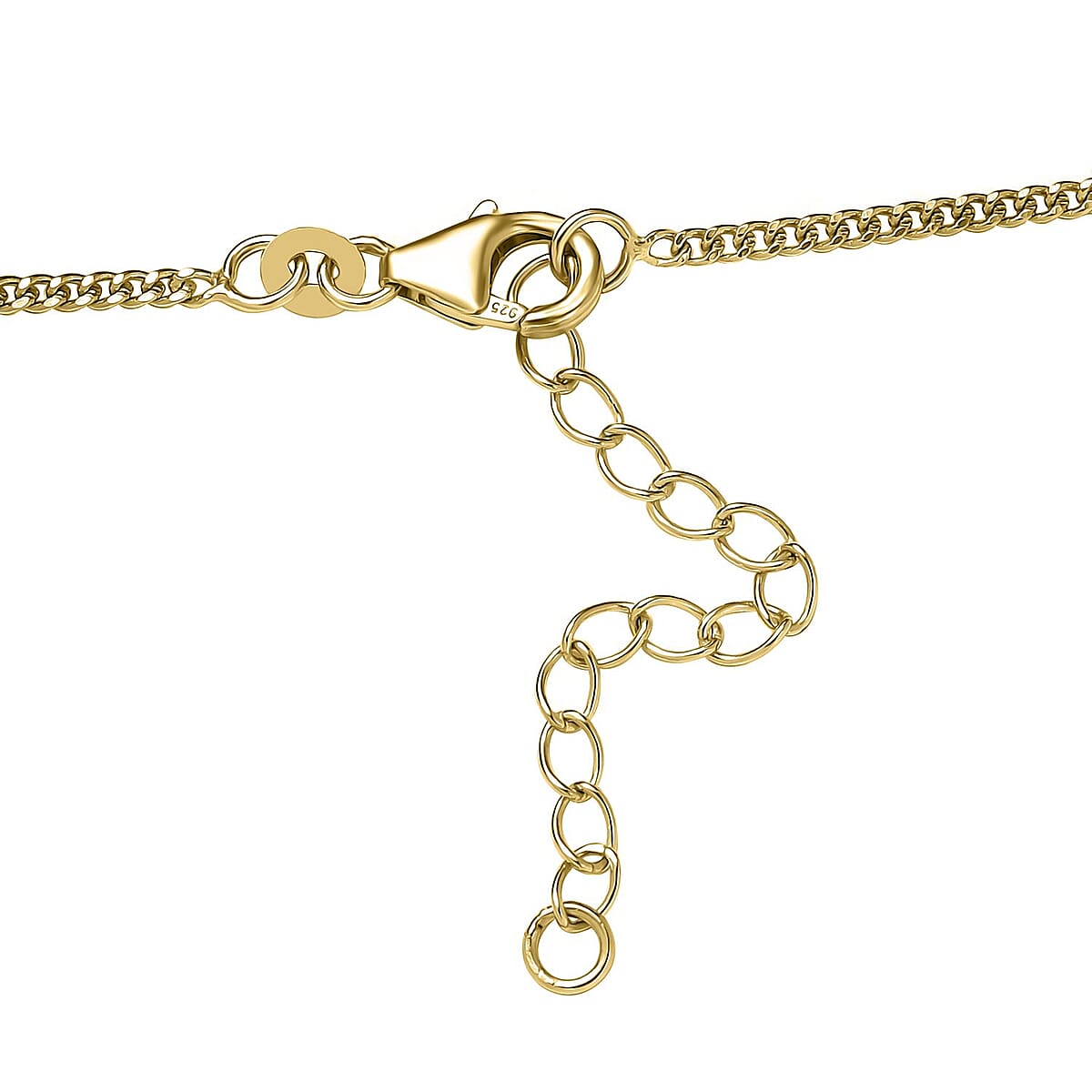 Moissanite Floral Bubble Necklace 18 Inches in Vermeil Yellow Gold Over Sterling Silver 8.30 ctw image number 5