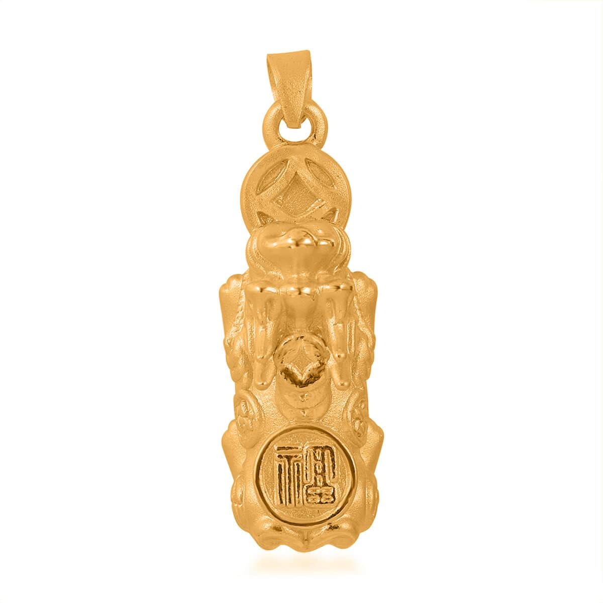 Electroform Pixiu Pendant in 24K Yellow Gold 3.3 Grams image number 0