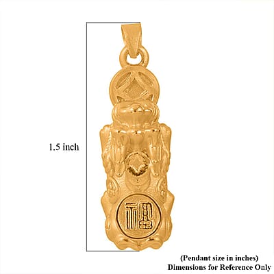 Electroform Pixiu Pendant in 24K Yellow Gold 3.3 Grams