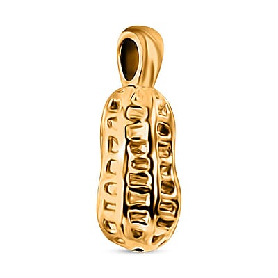 Electroform Peanut Pendant without Chain in 24K Yellow Gold 2 Grams