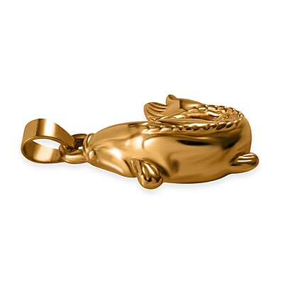 Electroform Fish Pendant in 24K Yellow Gold 2.45 Grams