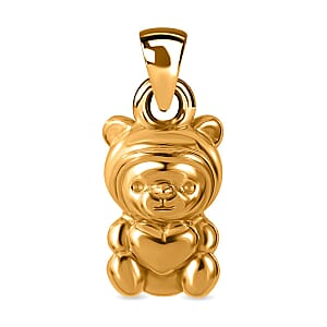 Electroform Teddy Pendant without Chain in 24K Yellow Gold 2.50 Grams