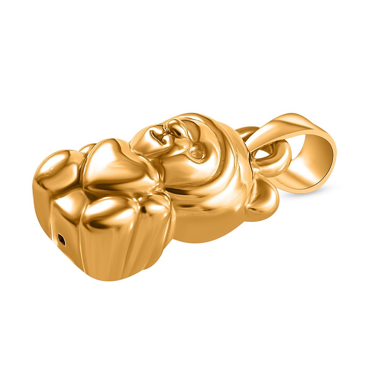 Electroform Teddy Pendant without Chain in 24K Yellow Gold 2.50 Grams image number 2