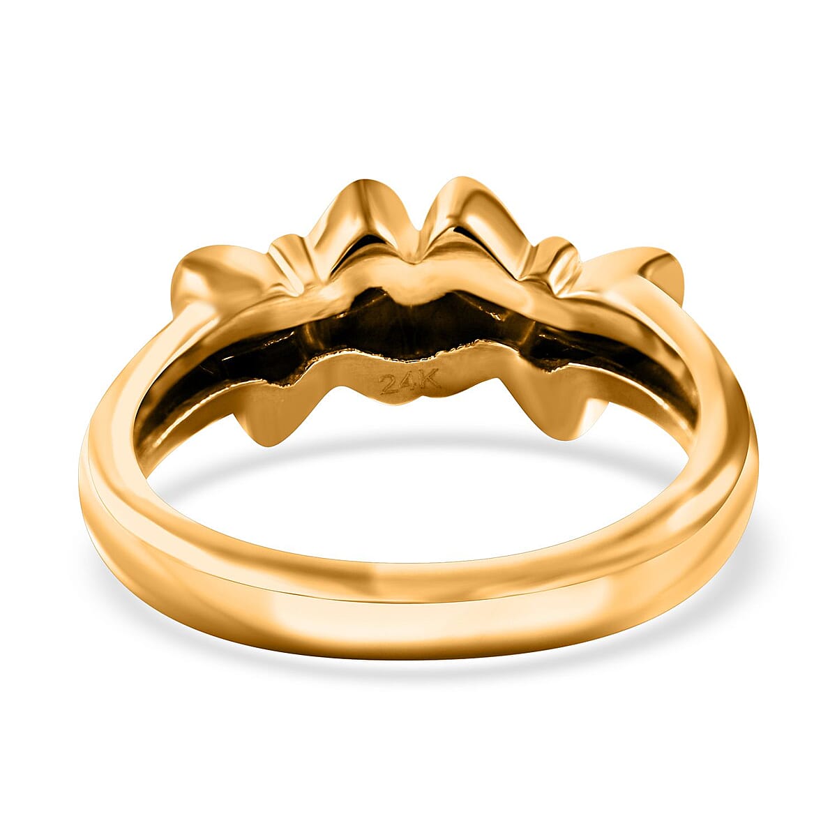 24K Yellow Gold Electroform Butterfly Ring (Size 8.0) 1.55 Grams image number 3