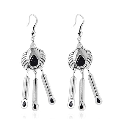 Shungite Eagle Earrings in ION Plated Copper 20.00 ctw