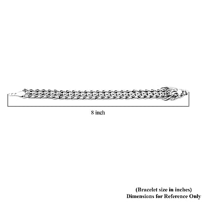 Bali Legacy Sterling Silver Dragon Bracelet (6.50 In) 51.75 Grams