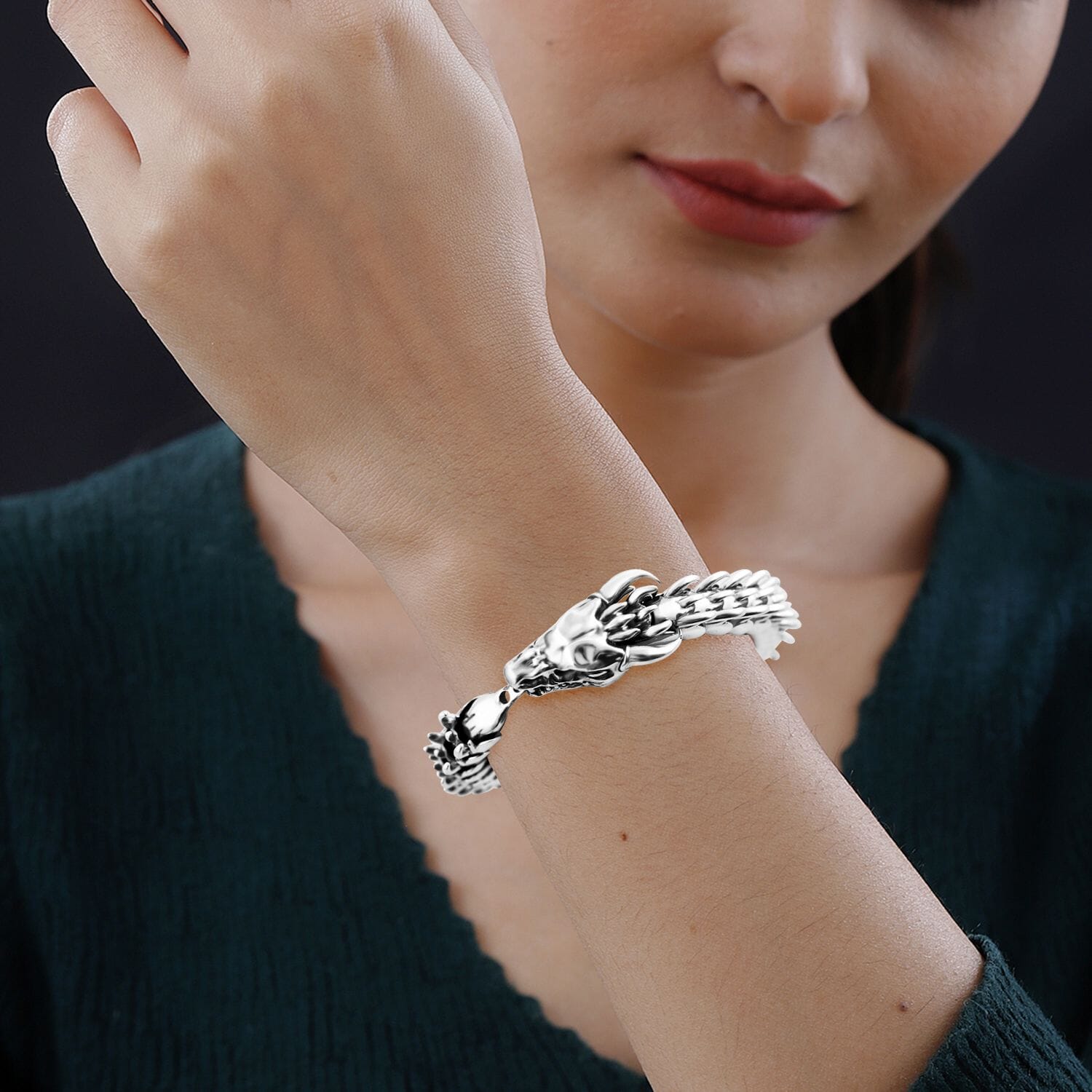 Buy Bali Legacy Sterling Silver Dragon Bracelet (7.25 In Buy Bali Legacy Sterling Silver Dragon Bracelet (7.25 In