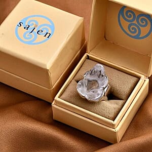 Crystal 0.10 ctw Ring in Sterling Silver (Size 5.5)