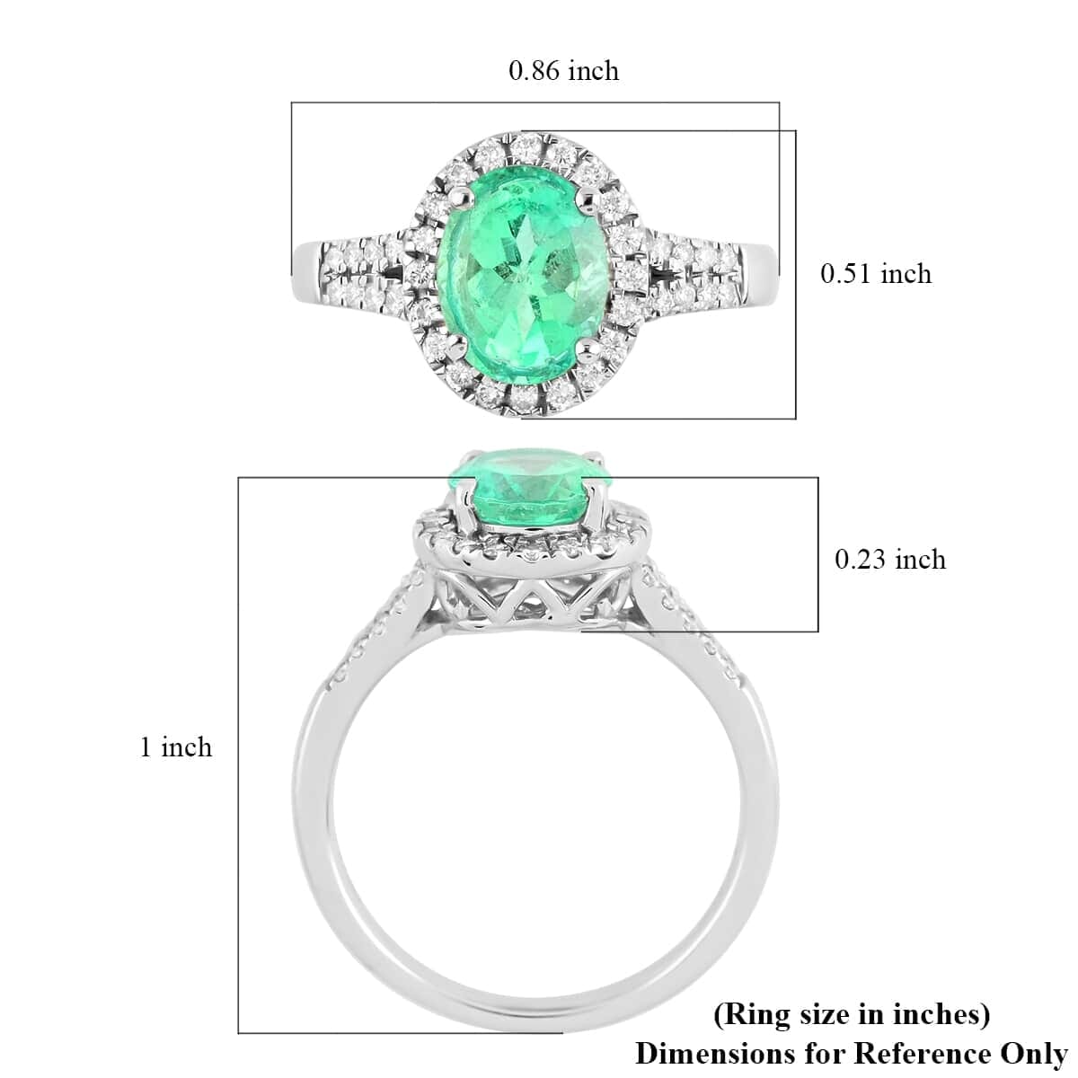 Certified & Appraised Rhapsody 950 Platinum AAAA Boyaca Colombian Emerald and E-F VS Diamond Ring (Size 7.5) 6.15 Grams 2.35 ctw image number 5