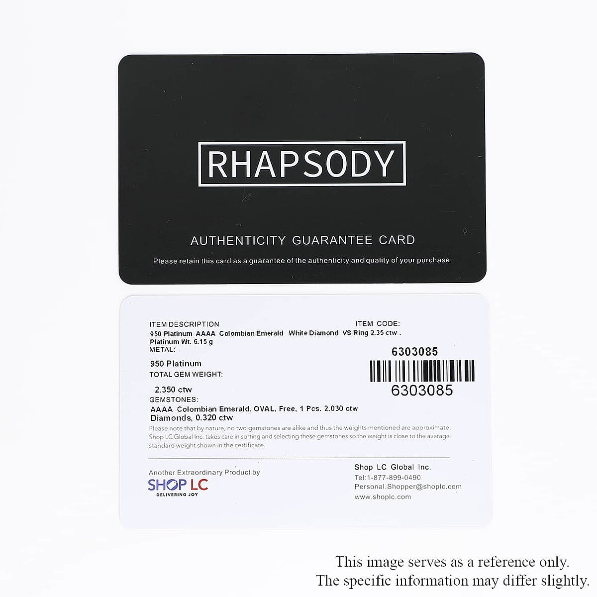 Certified & Appraised Rhapsody 950 Platinum AAAA Boyaca Colombian Emerald and E-F VS Diamond Ring (Size 8.5) 6.15 Grams 2.35 ctw image number 6