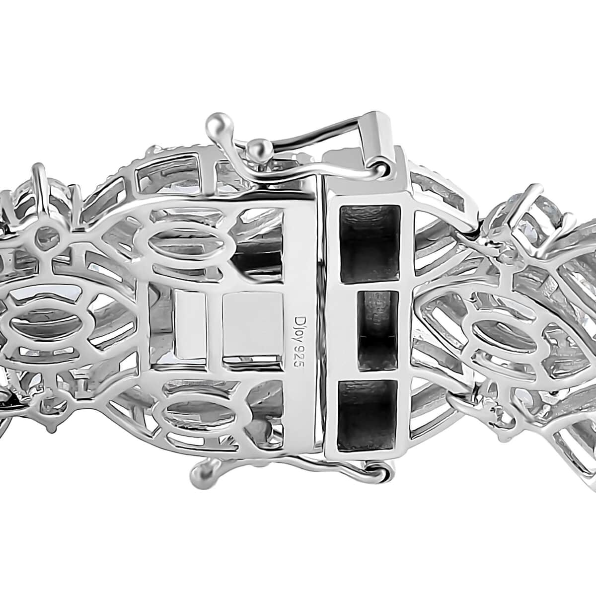 Sky Blue Topaz 3 Row Bracelet in Platinum Over Sterling Silver (7.25 In) 24.65 ctw image number 3
